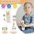 Orzbow Baby Remote Control Toy with Music and Realistic Light for 6 Months+, BPA Free, White, Infant Play