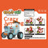 GoolRC Crazy Jumping Car Toys for Kids, RC Stunt Car with Music Lights, Rechargeable Remote Control Car