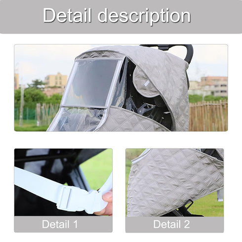 XAGMODSHN Winter Baby Pushchair Covers Windproof Protections Covers Weather Covers Baby Pram Pram Rain Covers