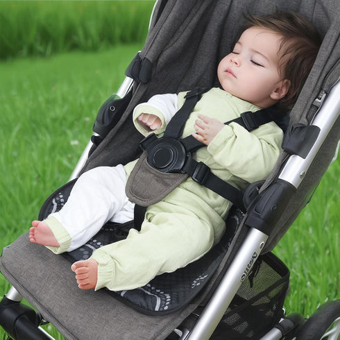 COOLBEBE 2 Pack (Black,2PC) Infant Car Seat Protector for Potty Training, Dry Waterproof Car Seat Liner Toilet Training