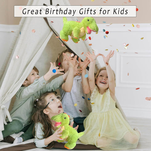 XieKules Animals,9.8 Inch Cute Dinosaur Stuffed Tyrannosaurus Plush Toys,Dino Plushies,Nice Birthday Gifts for Kids