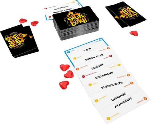 Endless Games Sick Burn Card Game - Combine Words & Phrases to Insult Your Friends - Party Game for 2-8 Players, Ages 14+