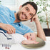 Hibby Baby Pillow for Stroller, Bouncer, Car Seat and Travel (Pebble Grey)