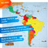 GeoToys GeoPuzzle Latin America - 50 Piece Geography Jigsaw Puzzle for Kids, Jumbo Size, Ages 4 and Up