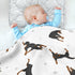 30" 40", Multi1 Swaddle Blanket Exercises Doberman Dog Cotton Blanket for Infants, Receiving Blanket, Lightweight Soft