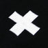 3040 Inch mimixong Baby Blankets Knitted Toddler Blankets Black and White with Cross Swiss Pattern for Boy and Girl