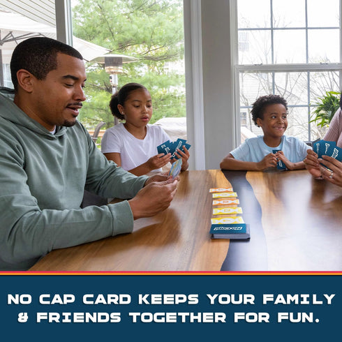 NO CAP! - The Thrilling Card Game for Kids and Teens - Perfect for Family Game Night, Travel Sized Fun