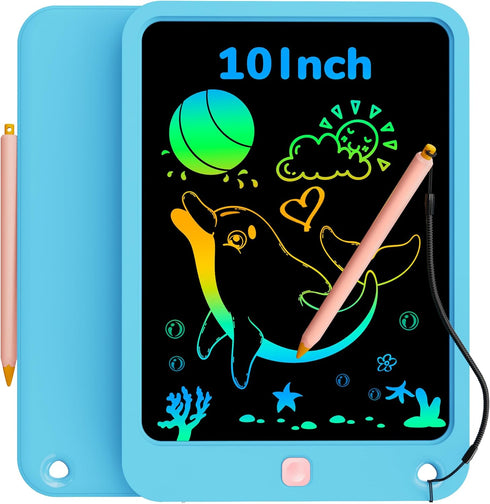 KOKODI LCD Writing Tablet for Kids, 10 Inch Colorful Drawing Tablet for Educational Learning Age 3-12