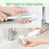 HOMCHEER 6 1 Set, Food-Grade Silicone Cleaning Brush Kit, in Cup Lid Cleaning Brush, Portable Bottle Brush Water Bottle
