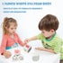 6PCS White EVA Foam Dices for Kids Graffiti, Building Blocks,Creative Painting