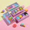 Food Erasers for Kids – 16 Pcs 3D Cute Mini Ice Cream Donut Take Apart Erasers, Fun Puzzle Desk Pet Erasers