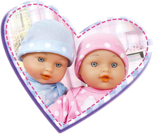 Lissi 11" Set Twin Baby Dolls with Accessories
