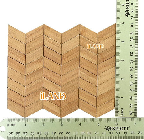 240pcs 1:12 1/6 (240pcs iLAND Miniature Dollhouse Accessories, Varnished Dollhouse Flooring on Scale with Natural