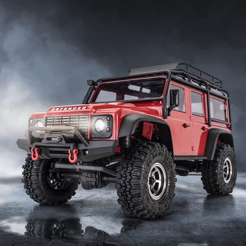 INJORA 1.0 Tires Soft Rubber Crawler Wheel Tires for 1/18 TRX4M, SCX24, Gladiator, Bronco, C10, 4PCS