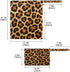 Haskirky 2 Leopard Print Brown Pcs Cloth Diaper Wet Dry Bags,Waterproof and Washable Bag for Travel Reusable Wet Bag