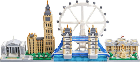 London Skyline Architecture Miniature Building Block Set - Architecture Series Model Toy, 3430 Pieces for All Ages