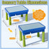 16 Lehoo Castle Dinosaur Sensory Table with Sand, Sand Table with Lid & Dinosaurs, Adjustable Legs, Indoor Outdoor
