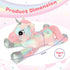 43in Giant Unicorn Stuffed Animal Plush Toy, Big Rainbow Cuddly Unicorn for Girls, Large Birthday Gifts