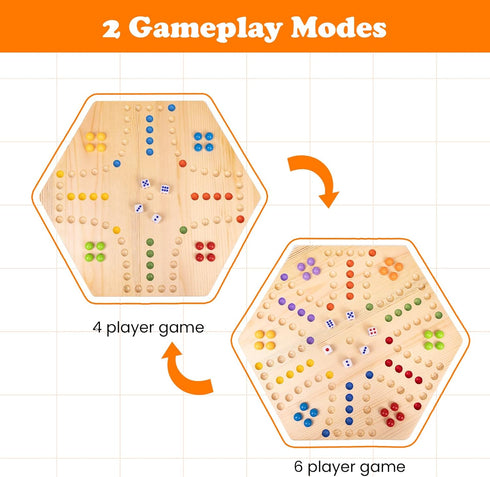 Game,Set:1 Board+30 Marbles+7 Dice+1 Bag+1 Bag,6 Game,2 1 4-6 WodGod Marble Board Storage Shoulder Colors,Fast Track