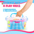 Set 3-8 30-Piece Toyze Playdough Tool for Year Olds | Playdough Accessory Kit with Animal Molds, Rolling Pin & Storage