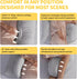 Pregnancy Pillow for Sleeping, SEEDNUR Maternity Pillow Support for Back, Legs, Belly, HIPS, Pregnancy Body Pillow