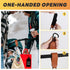 4pcs Stroller Hooks - Pushchair Clips, Multifunctional Hooks for Bags, Bike Car Storage (Brown Black)