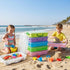 KAHDGSS Set Stackable Sand Tray with Lid Portable Sensory Bin for Art Storage Portable Sandbox Toy Organizers for Toy