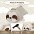 Finebee Boys(13.8" 1.6Lbs) Weighted Sloth Stuffed Animals, Cute Weighted Sloth Plush, Soft Stuffed Weighted Plushie