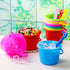 Lenwen 48 Set Beach Sand Buckets and Shovels - Bulk Pails and Shovel Set, Beach Play Tools for Kids Birthday Party