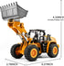 NOVAFUSION Bulldozer Bulldozer Bulldozers 3 Toys for Boys, Toy with Movable Front Loading Arm and Liftable Bucket, Toy