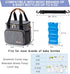 Pack 6 9 Breastmilk Cooler Bag with Ice Fits Baby Bottles up to Ounce, Breast Milk Pump Cooler Bag for Nursing Mom