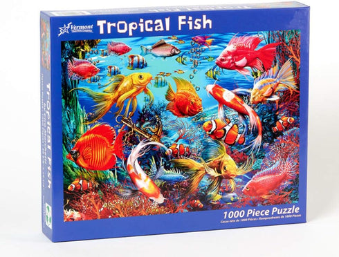 Vermont Christmas Company Tropical Fish Jigsaw Puzzle 1000 Piece