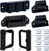 Retractable Baby Gate Replacement Parts, Black, Full Set Wall Mounting Accessories for Pet Gates
