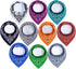 Maiwa 10 Pack Baby Triangle Bandana Bibs for Boys & Girls, for Drool, Teething & Eating