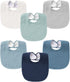 Konssy 6 Pack Muslin Baby Bibs - 100% Cotton Absorbent Bandana Bibs for Boys Girls Drooling and Teething