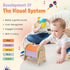 YAANI Montessori Spinning Drum, Baby Toys for 6-12 Months, Sensory Toys for 1-2 Year Olds, Gifts for Boys & Girls