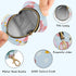 Owl Round Pacifier Storage Case with Zipper, Portable Pacifier Case for Travel, Diaper Bag & Purse, Pacifier Container