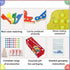 Colorful Jokers and Marbles Board Game - Pegs and Jokers Card Game for 2-8 Players with 8 Solid Wood Boards