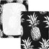 Bseiialft 52 28 White Pineapples Crib Sheets for Boys Girls Soft and Breathable Cotton Baby Sheets for Standard Crib
