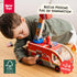 Set 3 2+ Nene Toys Wooden Fire Truck Toy FSC Fire Engine with Rotating Ladder, Magnetic Hose, Hydrant, Firefighters
