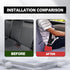 CmeRto 2Pcs Safety Belt Buckle Holder Booster Auto Safety Belt Guard Easy Access to The Buckles of Rear Seats Car