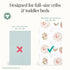 2 Pack Evolur Rain Boho Dark Crib Sheet, Fitted Crib Sheet for Standard Crib and Toddler Mattress, Soft and Breathable