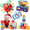 KADAYAYA Montessori Baby Toy for 18 Months, Teether Rattle Tissue Box Pull String