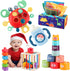KADAYAYA Montessori Baby Toy for 18 Months, Teether Rattle Tissue Box Pull String