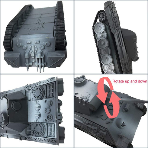Kvvdi 4 Sets Upgrade 3D Puzzles Plastic Model Toy Tank Kit for Adults, Military Tiger Tank Model Collection