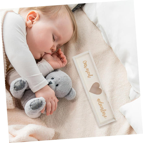 Elegant Wooden Pregnancy Test Holder - Keepsake Box for Baby Showers
