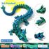 TXB3DOK 31.5 3D 3D 3D Large Printed Dragon Bigger Fidget Animals Toys, Giant Flexible Articulated Fidget Toy, Huge