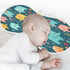 Bulletgxll Set 4, Vintage Elephants Unisex Baby Burp Cloths of Soft Absorbent Organic Cotton Muslin Burping Cloths