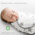 Little Seeds 0-3 3-Pack Adjustable Swaddle Blankets for Infants Months Organic Cotton Baby Swaddles for Newborn Boys