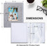 Vienrose Small Photo Album for 4x6 Photos, 2 Pack Linen Cover Mini Photo Book, 26-Page Holds 52 Pictures, Baby Storage